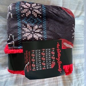 The Rolling Stones Red and Black Throw Blanket